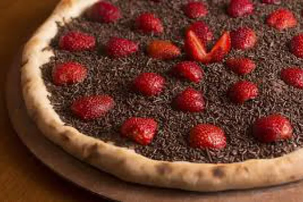 Pizza grande doce